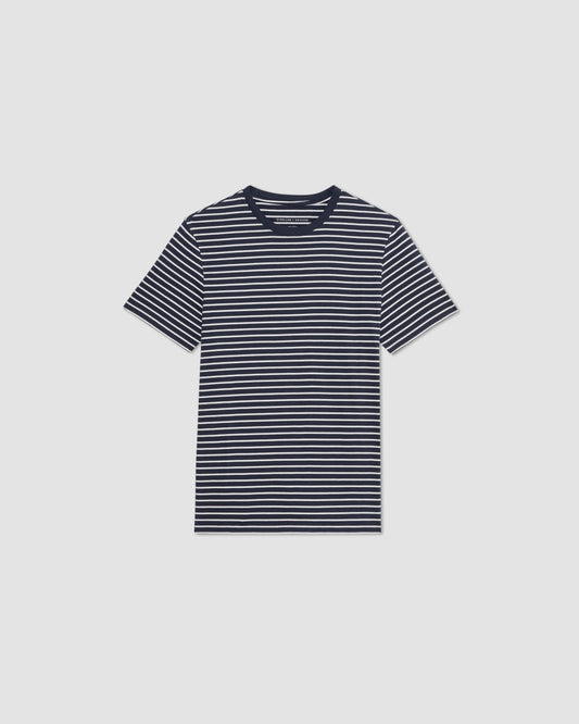 The Essential Organic Crew | Navy / Bone