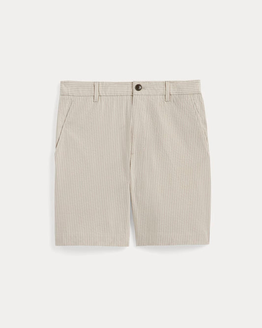 The Seersucker Short | Trench Coat Khaki / Natural