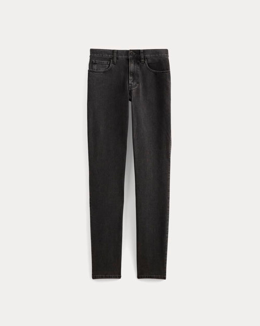 The Athletic 4-Way Stretch Organic Jean | Uniform | Washed Black