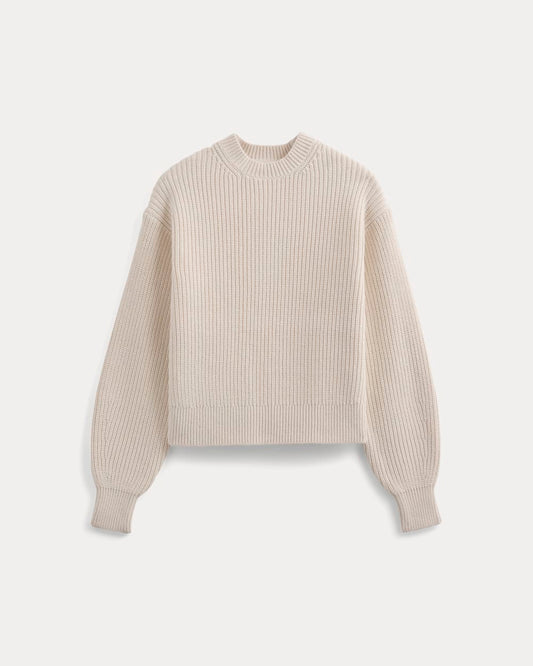 Cropped Ribbed Crew in Everyday Cotton | Canvas