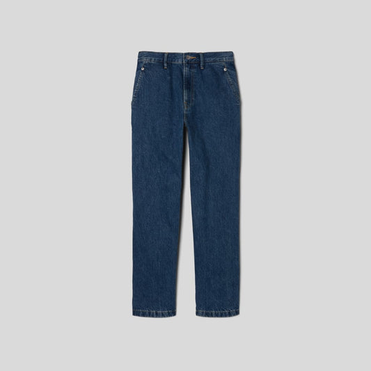 The Cinch Back Utility Jean | Vibrant Blue