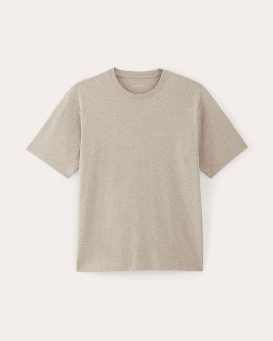The Premium-Weight Relaxed Crew | Uniform | Heathered Oatmeal