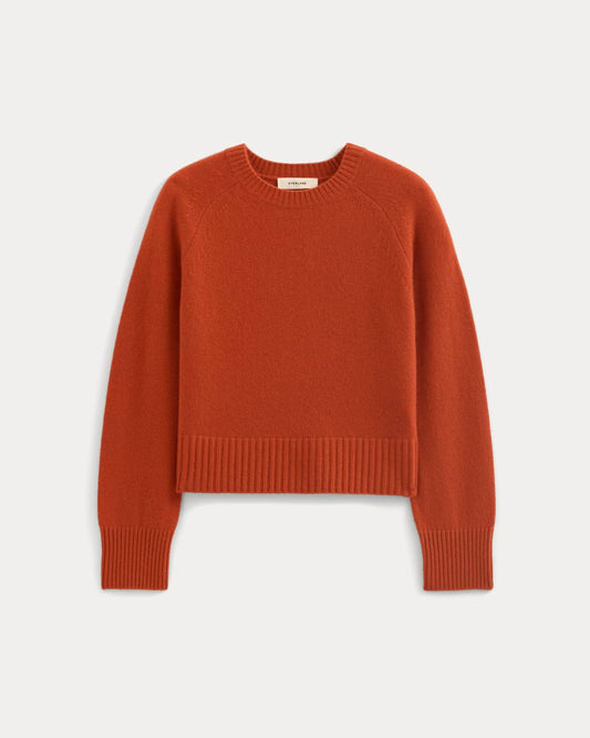 The Boxy Crew in Cashmere | Rust