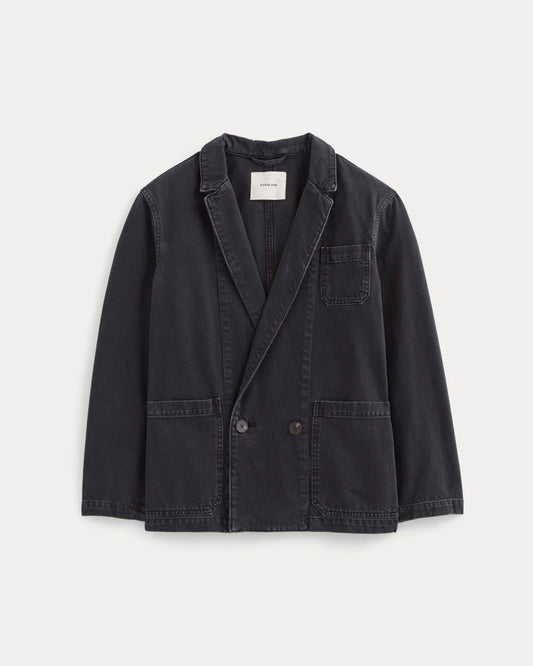 The Denim Chore Blazer | Black