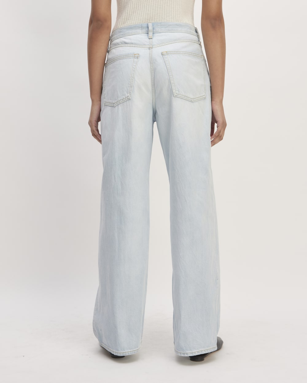 The Super Baggy Jean | Snowy Blue