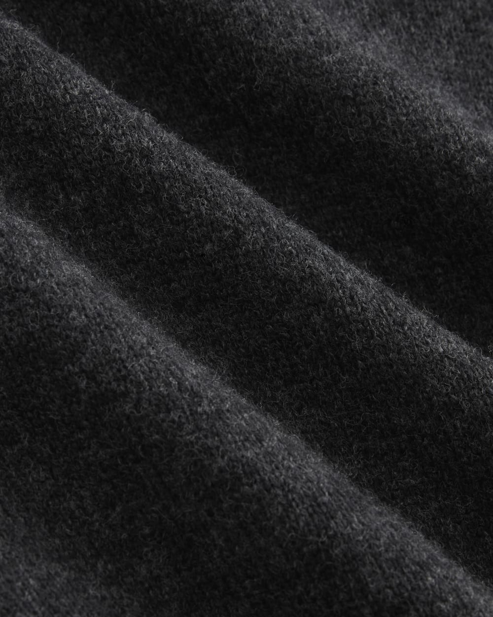 The Felted Merino Hoodie | Charcoal