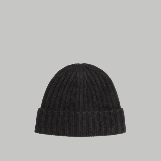 The Cashmere Beanie | Black