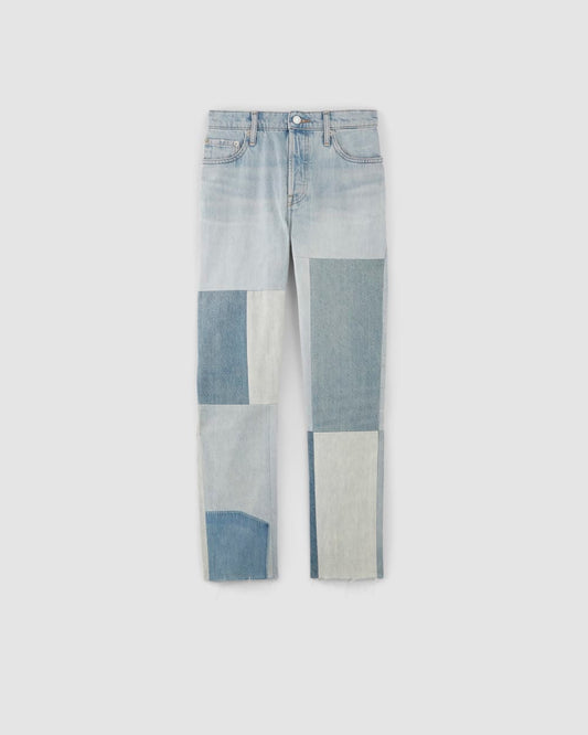 The ’90s Cheeky® Mended Jean | Patched Indigo | 28.5" Inseam