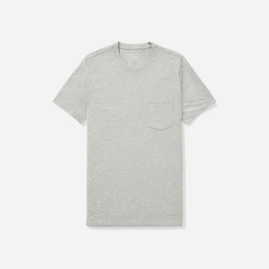 The Organic Cotton Pocket Tee | Heathered Grey