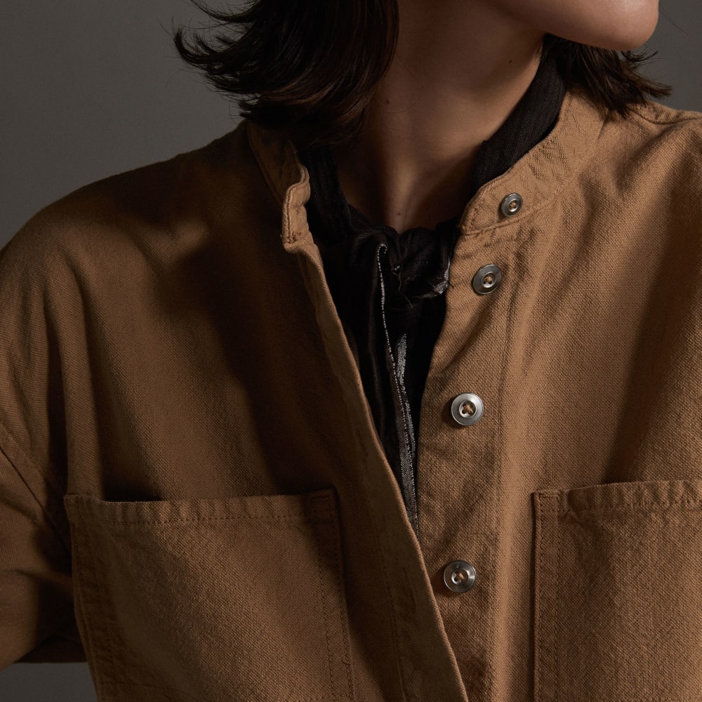 The Canvas Organic Cotton Coverall | Cappuccino