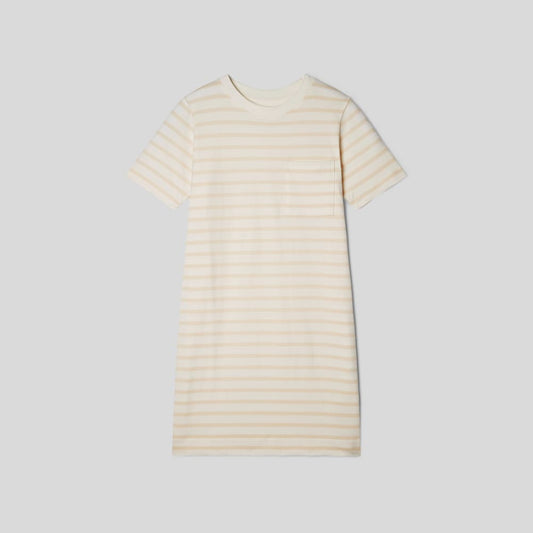 The Organic Cotton Weekend Tee Dress | Brazilian Sand / Canvas Tan