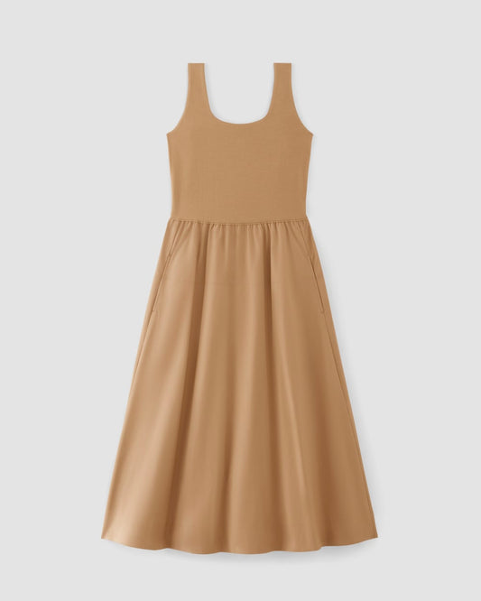 The Supima® Jersey Riviera Dress | Tiger's Eye