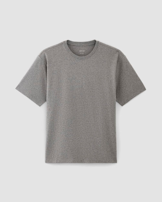 The Premium-Weight Relaxed Crew | Uniform | Heathered Mid-Grey
