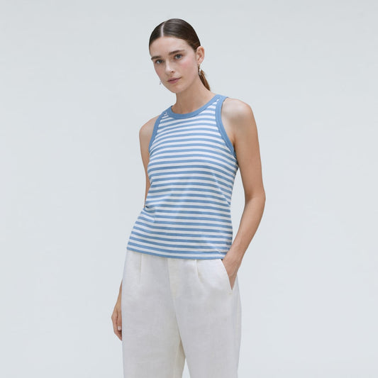 The Tank in Essential Cotton | Spring Lake / Canvas