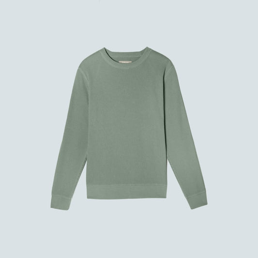 The Waffle Long-Sleeve Crew Tee | Lily Pad