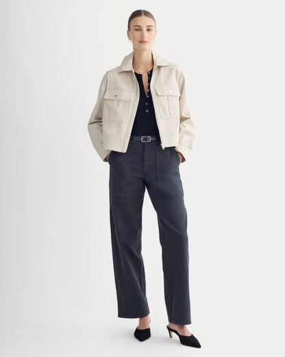 The Cropped Utility Jacket | Peyote