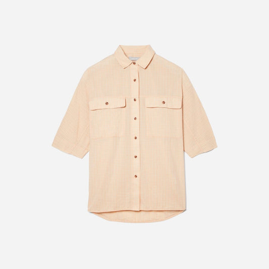 The Cotton Tourist Shirt | Orange Plaid