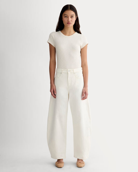 The Way-High® Curve Jean | Calico Ecru | 27" Inseam