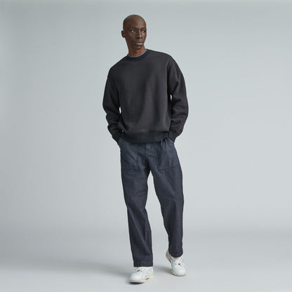 The ReTrack Crewneck Sweatshirt | Black