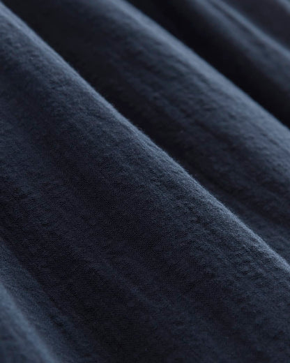 The Gauze Smock Dress | Navy