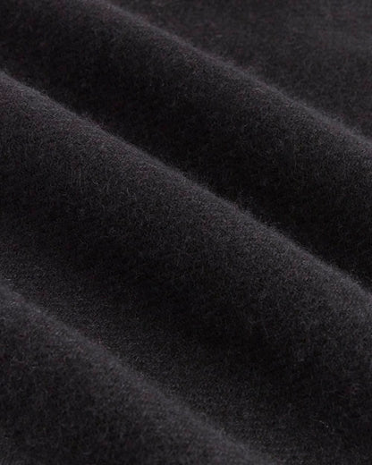 The Feather Cashmere Bandana | Black