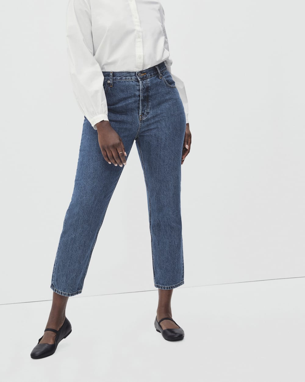 The '90s Cheeky Hourglass Jean | Medium Blue Wash | 28.5" Inseam
