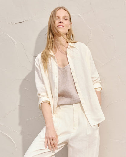 The Scoop Tank in Linen | Cornstalk Chambray