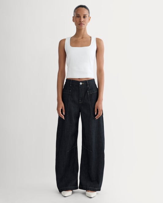 The Gardener Pull-On Jean | Dark Indigo