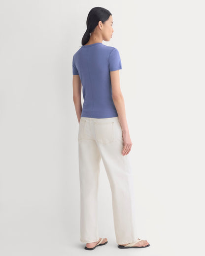 Tissue Short-Sleeve Crew | Blue Dusk