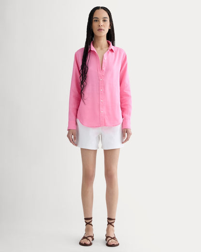 The Must-Have Shirt in Linen | Deep Pink