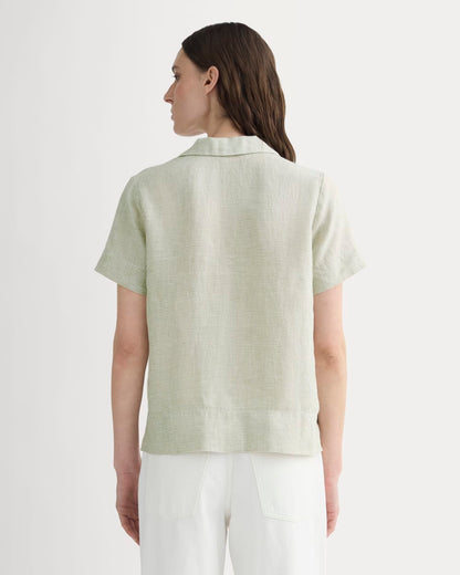 The Notch Shirt in Linen | Elm Gingham