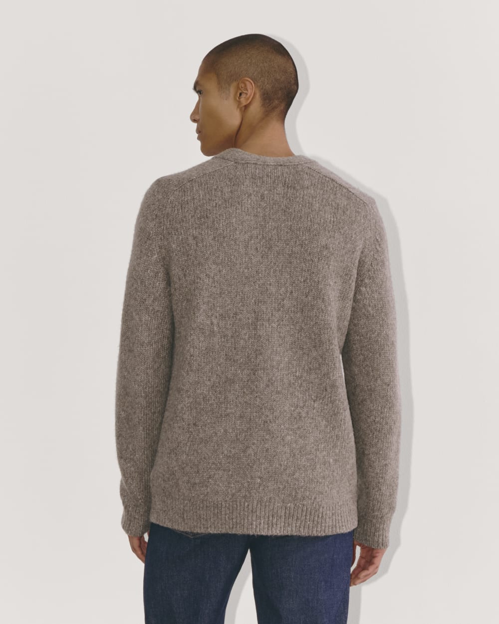 The Cloud Relaxed Cardigan | Taupe Melange