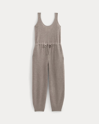 Cashmere Lounge Jumpsuit | Oatmeal
