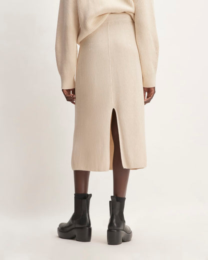 The Organic Cotton Sweater Midi Skirt | Canvas