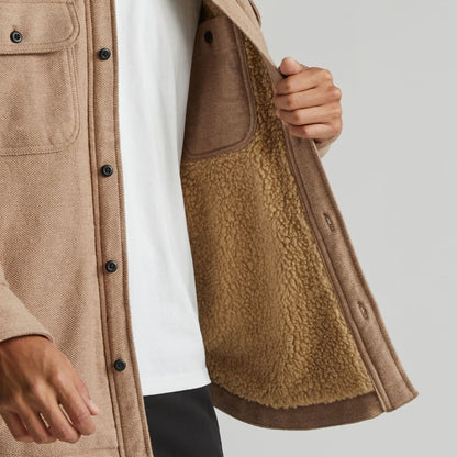 The ReNew Fleece-Lined Heavyweight Overshirt | Mushroom