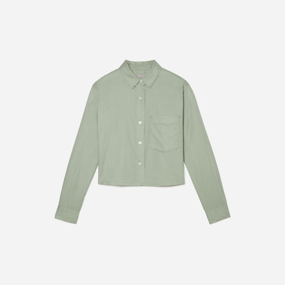 The Way-Short Shirt in Silky Cotton | Laurel