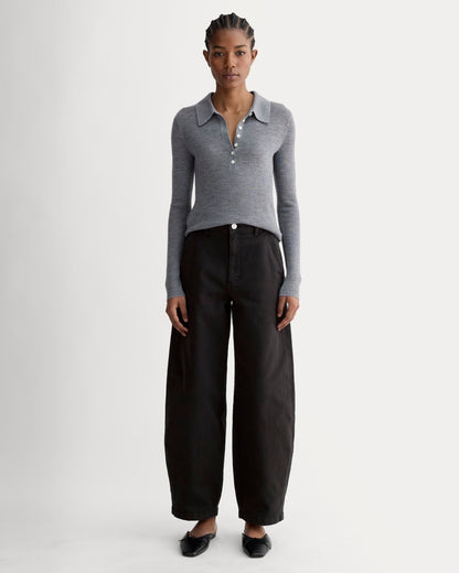 The Utility Curve Pant | Black
