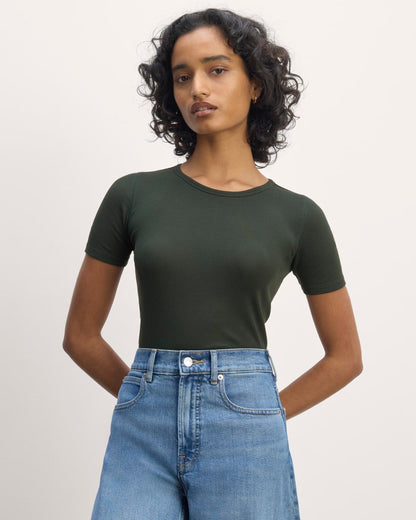 The Luxe Rib Crew | Scarab