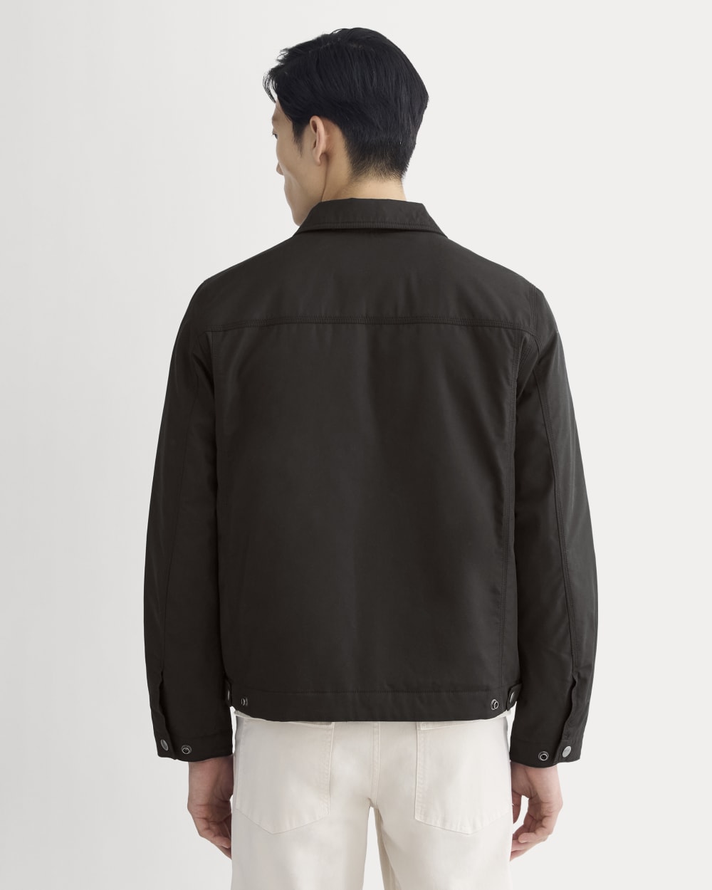 The Filled Harrington Jacket | Black