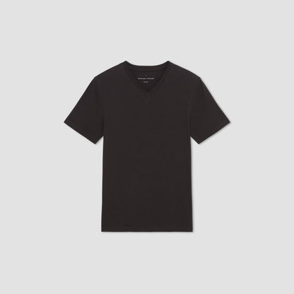 The Essential Organic V-Neck Tee | Vintage Black