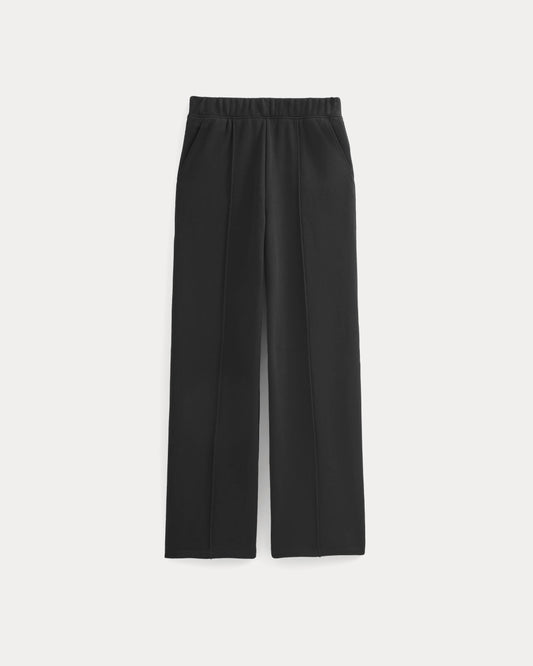 Lightweight Terry Pintuck Sweatpant | Black