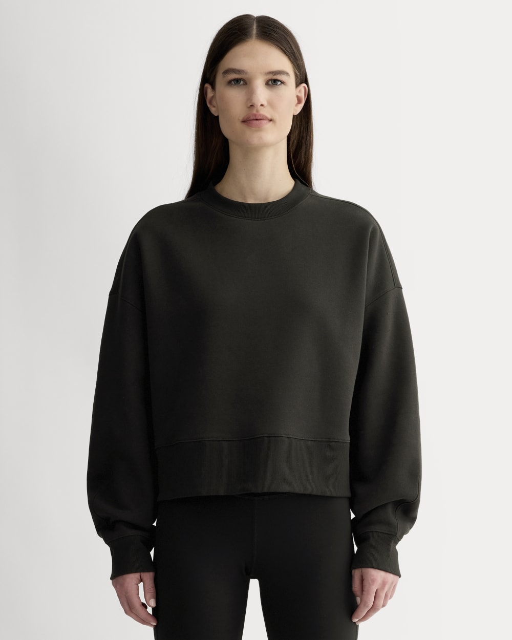 Luxe Fleece Sweatshirt | Black