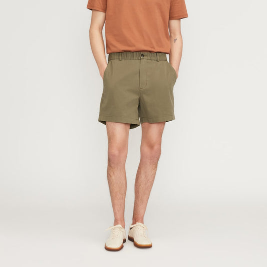 The Pull-On Performance Chino 5" Short | Kalamata