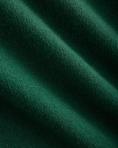 The Boxy Crew in Cashmere | Hunter Green