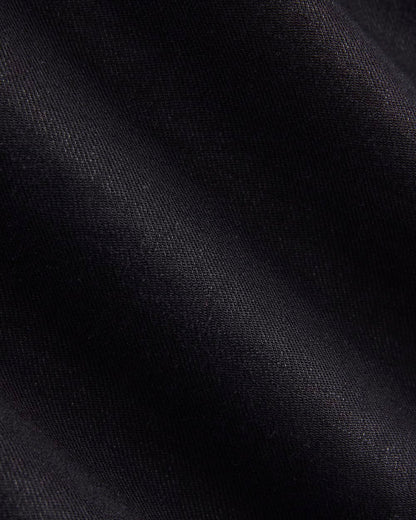 Wide-Leg Belted Pant in Stretch Linen | Black | Long