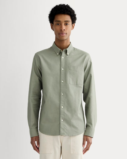 The Slim Oxford Shirt | Sage Green | Tall