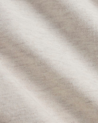 The Essential Organic Long-Sleeve Tee | Heathered Oat