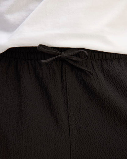 The Seersucker Short | Black