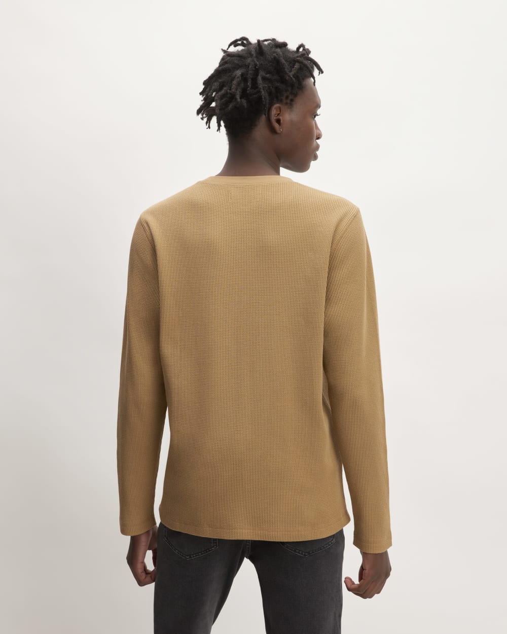 The Waffle Long-Sleeve Crew | Toasted Coconut