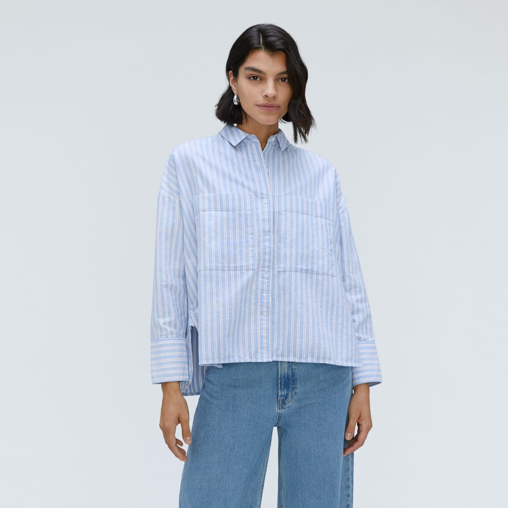 The Boxy Oxford | Sky / White